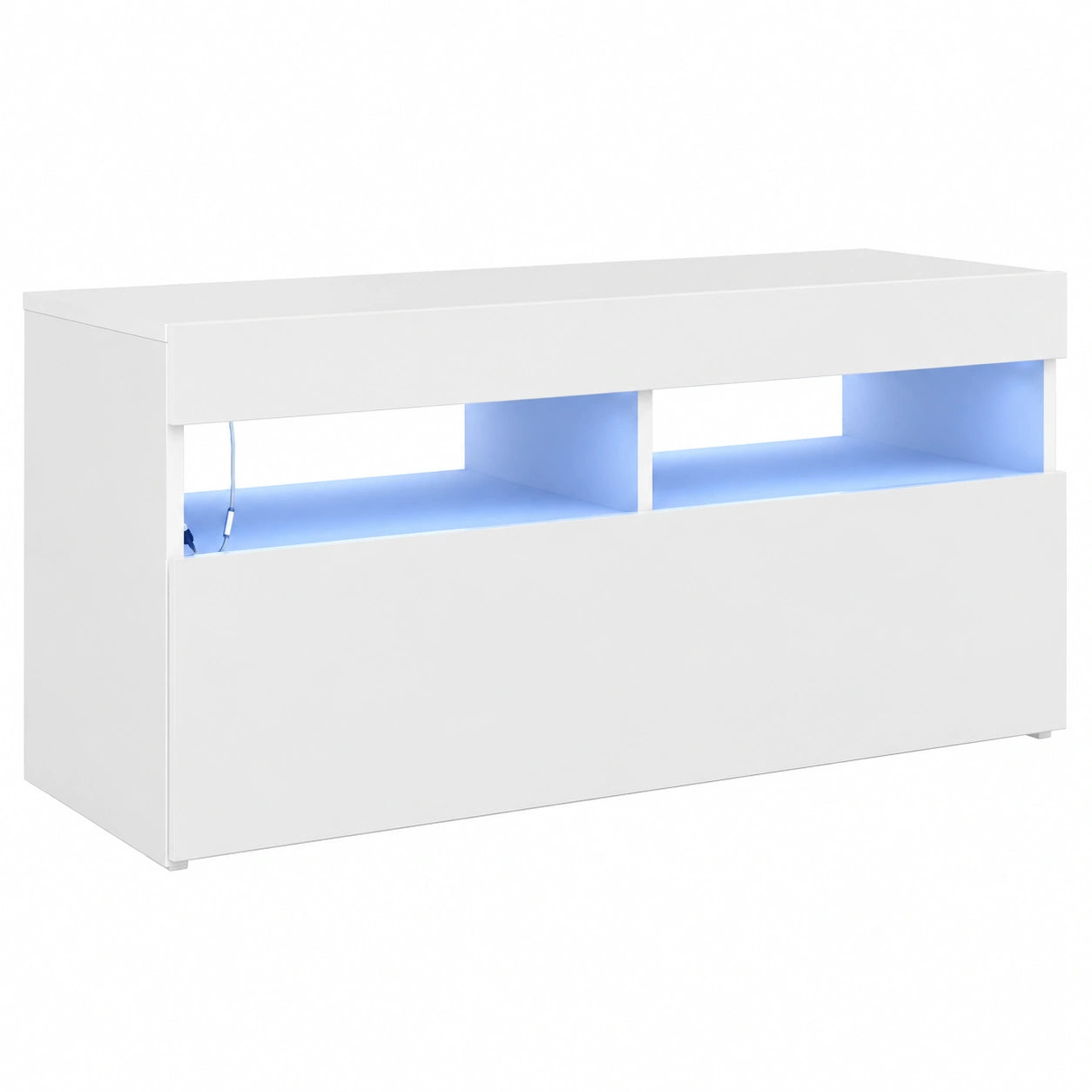 Mobile TV con Illuminazione LED Bianca 90x35x40 cm
