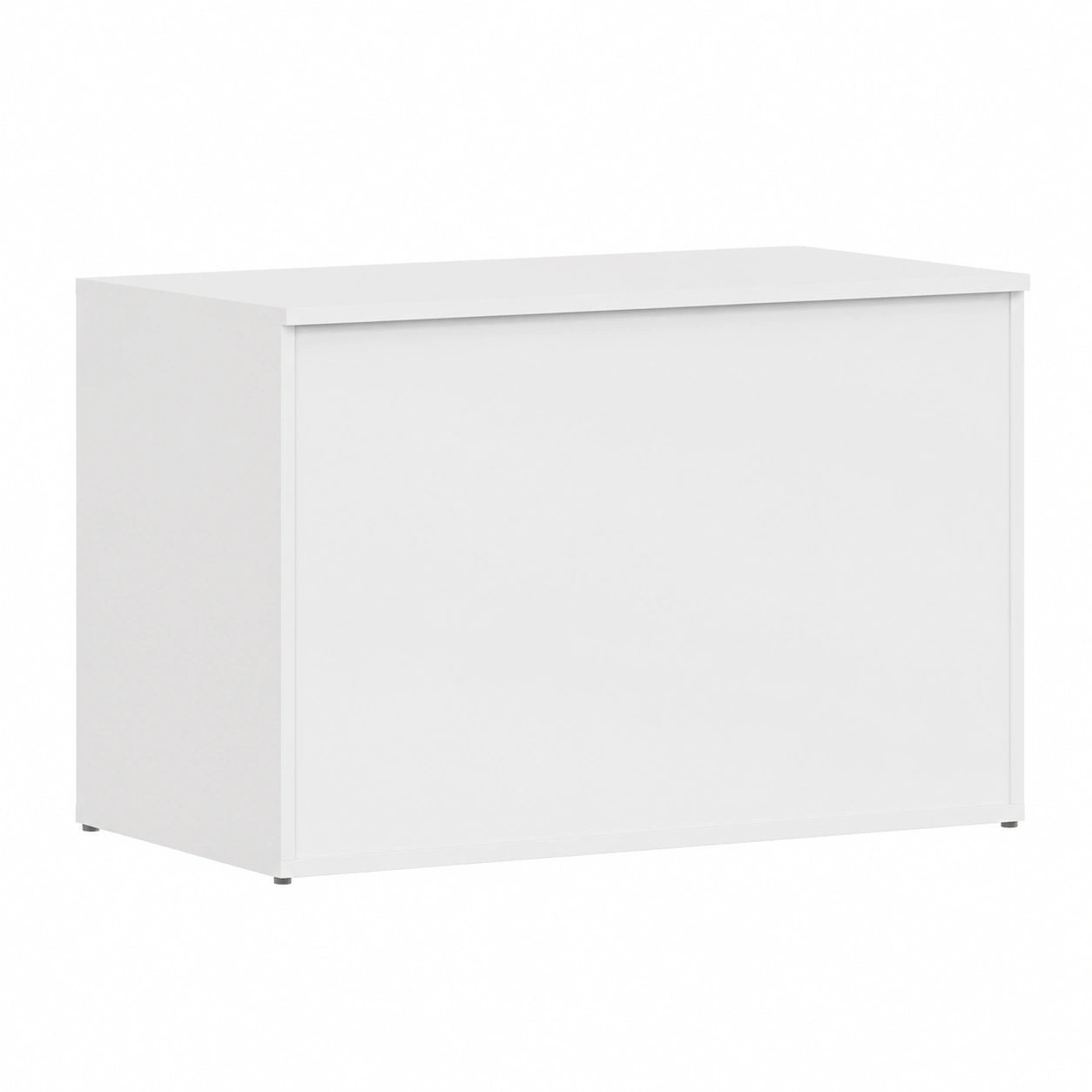Panca Contenitore Bianca in Legno Ingegnerizzato 84x42x46 cm