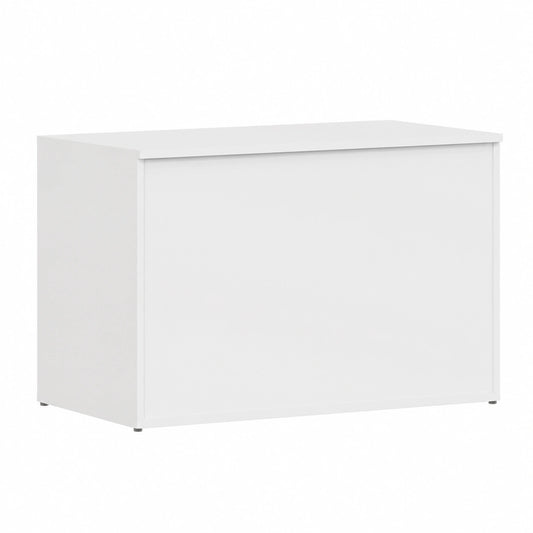 Panca Contenitore Bianca in Legno Ingegnerizzato 84x42x46 cm
