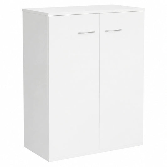 Credenza Moderna Bianca in Truciolato 60x30x75 cm
