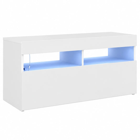 Mobile TV con Illuminazione LED Bianca 90x35x40 cm