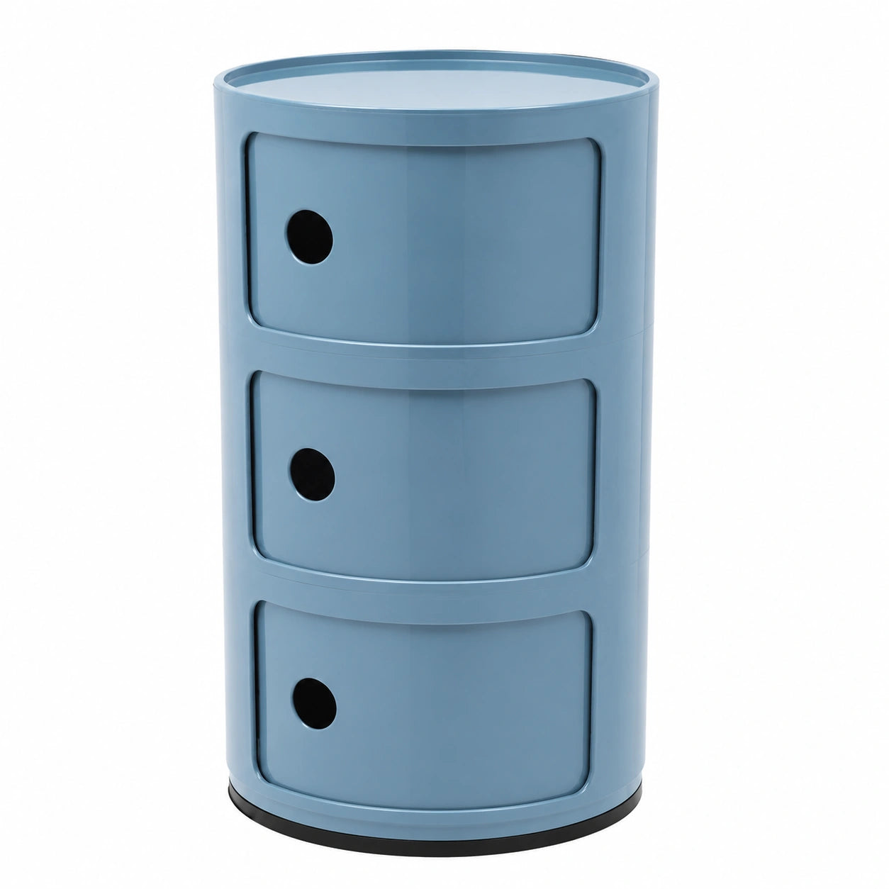 Contenitore Modulare Kartell a 3 Scomparti, Colore Blu