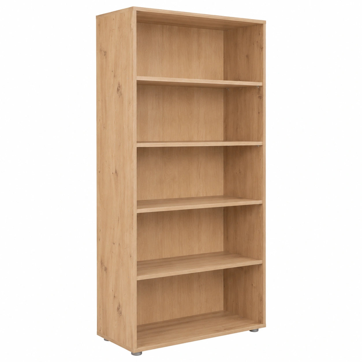 Libreria Moderna ESPRESSO con Ripiani Regolabili in Rovere, 69x200x35 cm, Made in Italy